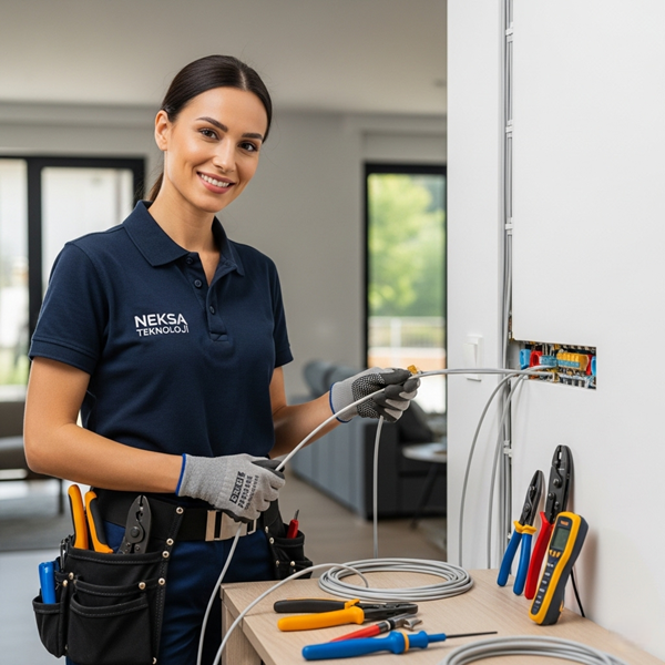 Eve İnternet Kablosu Çekme Hizmeti